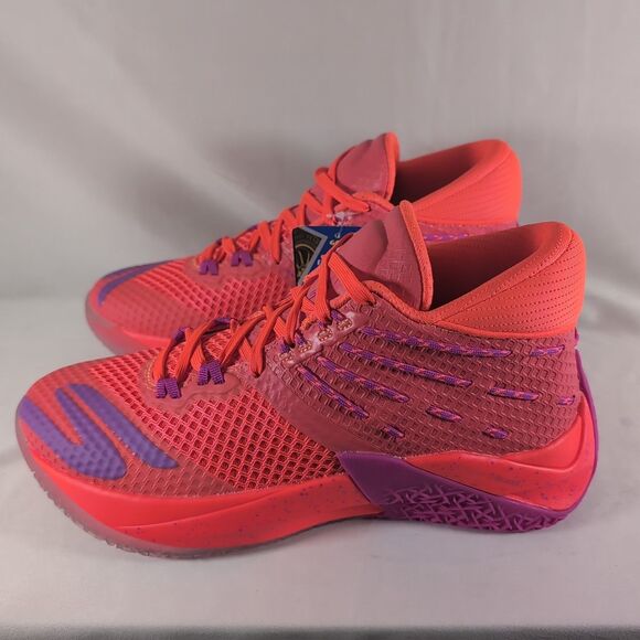 Skechers SKX Reign Basketball Mid Sneaker Men’s 8 (253020-CRHP) Coral/Hot Pink main image 5